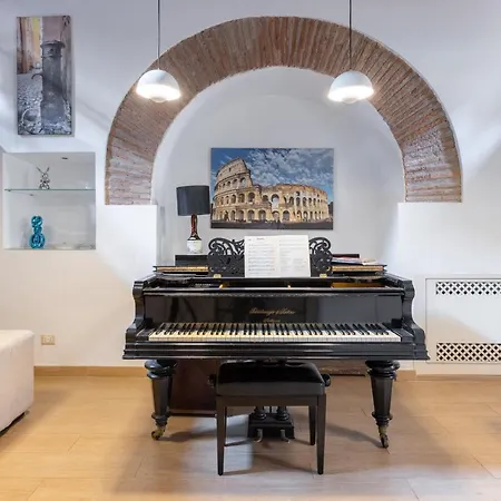 Musician Apartment Colosseo With Piano Rom Exterior foto